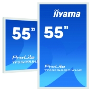 Picture of iiyama ProLite TF5539UHSC-W1AG computer monitor 139.7 cm (55") 3840 x 2160 pixels 4K Ultra HD LED Touchscreen Multi-user White