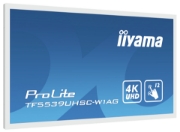 Picture of iiyama ProLite TF5539UHSC-W1AG computer monitor 139.7 cm (55") 3840 x 2160 pixels 4K Ultra HD LED Touchscreen Multi-user White