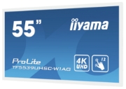 Picture of iiyama ProLite TF5539UHSC-W1AG computer monitor 139.7 cm (55") 3840 x 2160 pixels 4K Ultra HD LED Touchscreen Multi-user White