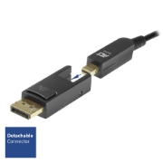 Picture of ACT 25 meters DisplayPort 1.4 Active Optical Cable 8K with detachable connector