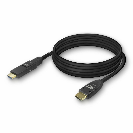 Picture of ACT 10 meters HDMI High Speed 4K Active Optical Cable with detachable connector v2.0 HDMI-A male - HDMI-A male