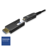 Picture of ACT 10 meters HDMI High Speed 4K Active Optical Cable with detachable connector v2.0 HDMI-A male - HDMI-A male