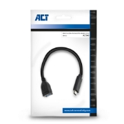 Picture of ACT USB 3.0 cable OTG, USB-C male to USB-A female, 0.2 meters