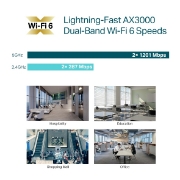 Picture of TP-Link Omada AX3000 Ceiling Mount WiFi 6 Access Point