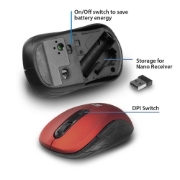 Picture of ACT Wireless Mouse 1600 DPI