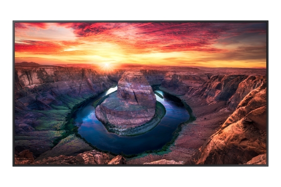 Picture of Samsung QM50B Digital signage flat panel 127 cm (50") LCD Wi-Fi 500 cd/m² 4K Ultra HD Black Built-in processor Tizen 6.5 24/7