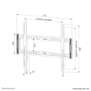 Picture of Neomounts WL30-550BL16 TV mount wall 42-86" - ultra-flat - easy install
