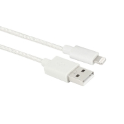 Picture of ACT USB 2.0 charging/data cable A male - Lightning male 1 meter, nylon, MFI certified
