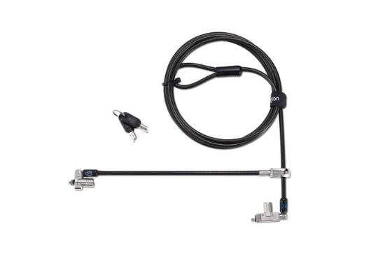 Picture of Kensington Slim N17 2.0 Keyed Dual Head Laptop Lock for Wedge-Shaped Slots