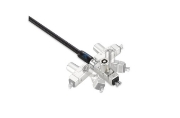 Picture of Kensington Slim N17 2.0 Keyed Dual Head Laptop Lock for Wedge-Shaped Slots