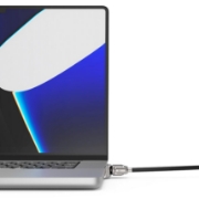 Picture of Compulocks Ledge Lock Adapter for MacBook Pro 16" M1, M2 & M3 with Keyed Cable Lock Silver