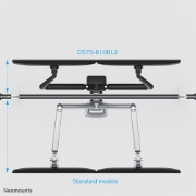 Picture of Neomounts DS70-810BL2 Monitor arm 17-32" - gas spring - space saving - 180°-stop