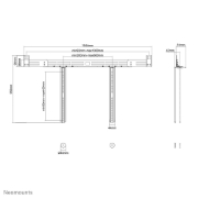 Picture of Neomounts AWL29-750BL1 Videobar/soundbar holder VESA - max 10 kg - universal
