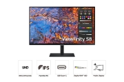 Picture of Samsung LS32B800PXU computer monitor 81.3 cm (32") 3840 x 2160 pixels 4K Ultra HD LCD Black