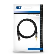 Picture of ACT 5 meter High Quality audio extension cable 3,5 mm stereo jack male - female