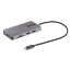 Picture of StarTech.com USB C Multiport Adapter, Dual HDMI Video, 4K 60Hz, 2Pt 5Gbps USB-A Hub, 100W Power Delivery Pass-Through/GbE/SD/MicroSD, 12"/30cm Cable, Travel Dock, Laptop Docking Station