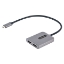 Picture of StarTech.com USB-C to Dual HDMI MST HUB - Dual HDMI 4K 60Hz - USB Type C Multi Monitor Adapter for Laptop w/ 1ft/30cm cable - DP 1.4 Multi-Stream Transport Hub - USB-C to HDMI Splitter