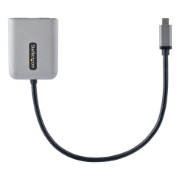 Picture of StarTech.com USB-C to Dual HDMI MST HUB - Dual HDMI 4K 60Hz - USB Type C Multi Monitor Adapter for Laptop w/ 1ft/30cm cable - DP 1.4 Multi-Stream Transport Hub - USB-C to HDMI Splitter