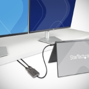 Picture of StarTech.com USB-C to Dual HDMI MST HUB - Dual HDMI 4K 60Hz - USB Type C Multi Monitor Adapter for Laptop w/ 1ft/30cm cable - DP 1.4 Multi-Stream Transport Hub - USB-C to HDMI Splitter