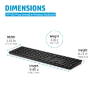 Picture of HP 455 Programmable Wireless Keyboard