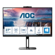 Picture of AOC V5 Q27V5CW/BK computer monitor 68.6 cm (27") 2560 x 1440 pixels Quad HD LED Black