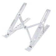 Picture of ACT Foldable laptop stand aluminium, 7 positions height adjustable