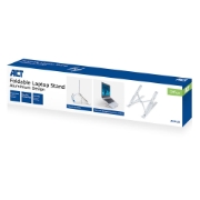 Picture of ACT Foldable laptop stand aluminium, 7 positions height adjustable