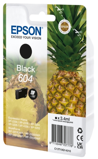 Picture of Epson 604 ink cartridge 1 pc(s) Original Black