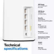 Picture of Linksys Dual-Band Mesh WiFi 6 System, 2-Pack