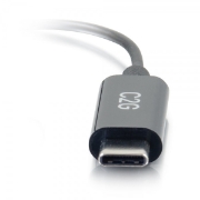 Picture of C2G 54426 mobile phone cable Black 0.09 m USB-C 3.5 mm