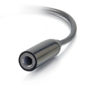 Picture of C2G 54426 mobile phone cable Black 0.09 m USB-C 3.5 mm