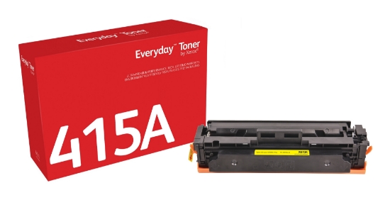 Picture of Everyday ™ Yellow Toner by Xerox compatible with HP 415A (W2032A), Standard capacity