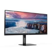 Picture of AOC V5 U34V5C/BK computer monitor 86.4 cm (34") 3440 x 1440 pixels UltraWide Quad HD LCD Black