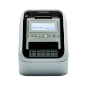 Picture of Brother QL-820NWBVMXX1 label printer Direct thermal Colour 300 x 600 DPI 176 mm/sec Wired & Wireless Ethernet LAN DK Wi-Fi Bluetooth