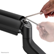 Picture of Neomounts DS70-450BL1 Monitor arm 17-42" - gas spring - Topfix - 180°-stop