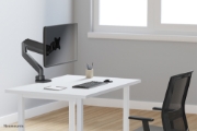 Picture of Neomounts DS70-450BL1 Monitor arm 17-42" - gas spring - Topfix - 180°-stop