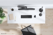 Picture of Neomounts DS70-450BL1 Monitor arm 17-42" - gas spring - Topfix - 180°-stop