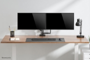 Picture of Neomounts DS75-450BL2 Monitor arm 17-32" - gas spring - Topfix - 180°-stop