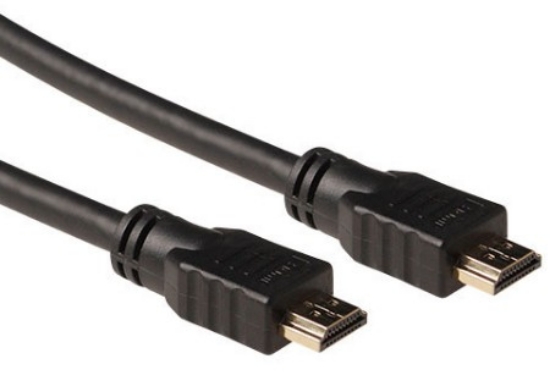 Picture of ACT 0.5 meters High Speed cable v2.0 HDMI-A male - HDMI-A male (AWG30)