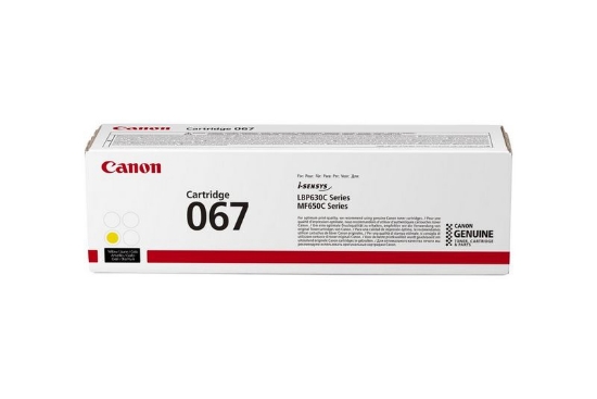 Picture of Canon 067 toner cartridge 1 pc(s) Original Yellow
