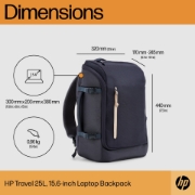 Picture of HP Travel 25 Liter 15.6 Iron Grey Laptop Backpack