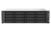 Picture of QNAP TS-1673AU-RP-16G NAS/storage server Rack (3U) Ryzen Embedded V1500B 16 GB DDR4 0 TB QNAP QTS Black, Grey