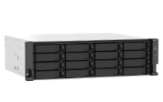 Picture of QNAP TS-1673AU-RP-16G NAS/storage server Rack (3U) Ryzen Embedded V1500B 16 GB DDR4 0 TB QNAP QTS Black, Grey
