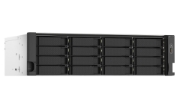 Picture of QNAP TS-1673AU-RP-16G NAS/storage server Rack (3U) Ryzen Embedded V1500B 16 GB DDR4 0 TB QNAP QTS Black, Grey