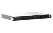 Picture of QNAP TS-464eU NAS Rack (1U) Intel® Celeron® N5095 8 GB DDR4 0 TB QNAP Turbo System Aluminium, Black