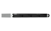 Picture of QNAP TS-464eU NAS Rack (1U) Intel® Celeron® N5095 8 GB DDR4 0 TB QNAP Turbo System Aluminium, Black