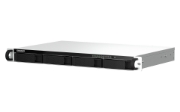 Picture of QNAP TS-464eU NAS Rack (1U) Intel® Celeron® N5095 8 GB DDR4 0 TB QNAP Turbo System Aluminium, Black