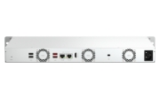 Picture of QNAP TS-464eU NAS Rack (1U) Intel® Celeron® N5095 8 GB DDR4 0 TB QNAP Turbo System Aluminium, Black