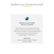 Picture of StarTech.com USB-C to Dual Displayport 1.4 Adapter, USB Type-C Multi-Monitor MST Hub, Dual 5K 60Hz DP Laptop Display Extender / Splitter, HDR, Extra-Long Built-In Cable - Windows Only