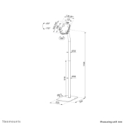 Picture of Neomounts FL15-625WH1 Tablet floor stand 7.9-11" - lockable - universal